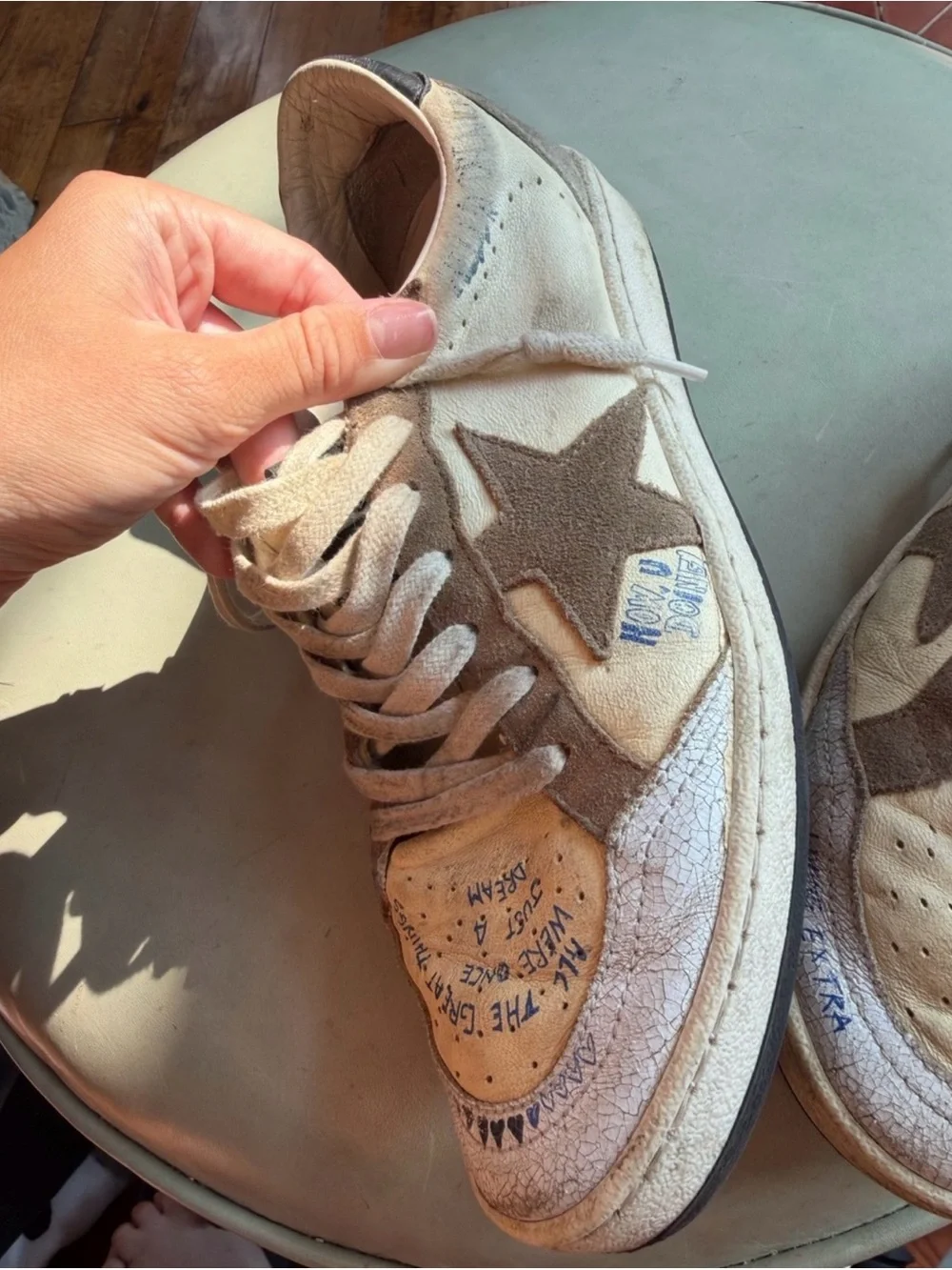 Authentic Golden Goose Super-Star Sneakers
